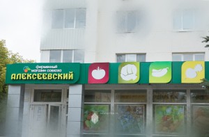 Проект вывески магазина «Алексеевский» по ул.К.Маркса, 9/1 в г.Уфа