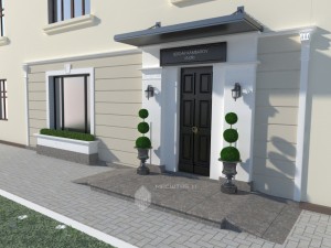 Проект входной группы студии Сердара Камбарова по ул.Худайбердина, 24 в г.Уфа