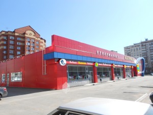 Проект комплексного информационного оформления торгового комплекса по ул.Мушникова, 13 в г.Уфа