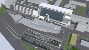 Эскизное предложение офисного здания и благоустройства прилегающей территории по проспекту С.Юлаева в г.Уфа